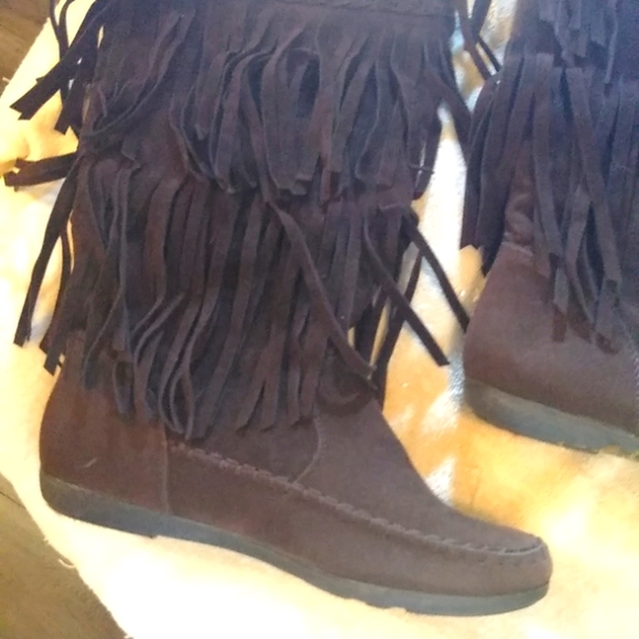 Rampage boots with double fringe,like new - Picture 2 of 4